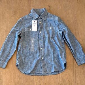 Polo Ralph Lauren Classic Denim Blue Kids Button Down Shirt
